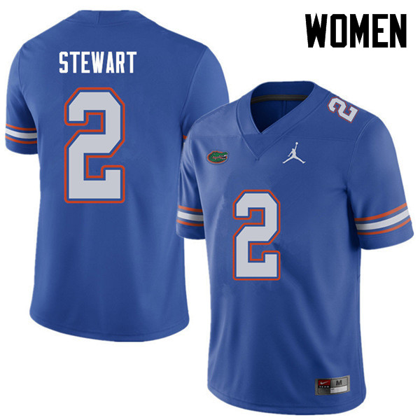 Jordan Brand Women #2 Brad Stewart Florida Gators College Football Jerseys Sale-Royal - Click Image to Close